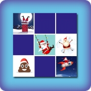 Matching game for kids - Funny Christmas pictures - online and free