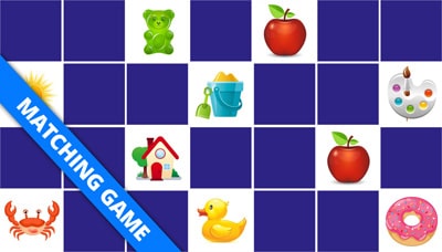 Play matching game for kids - Kindergarten - Online & Free | Memozor