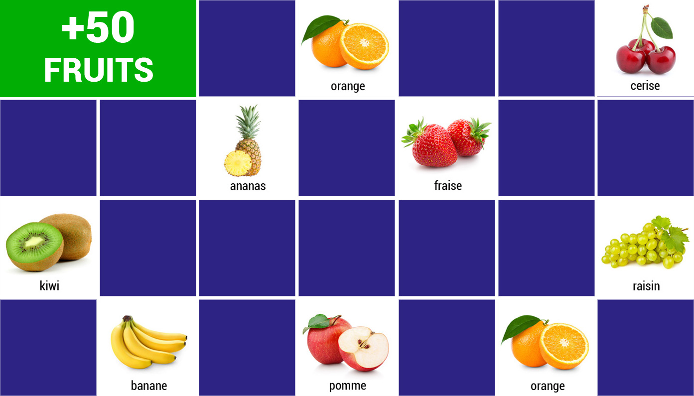 Mémo Duo - Fruits et Légumes - Jeux éducatifs et créatifs - ETHIQ