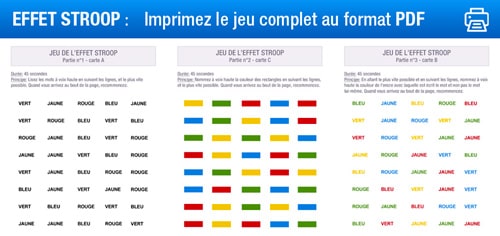 Test De Stroop à Imprimer Pdf Liste De Couleurs Et Mots Memozor 1450