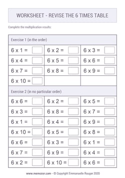 free printable multiplication worksheets memozor