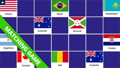 individual country flags of the world