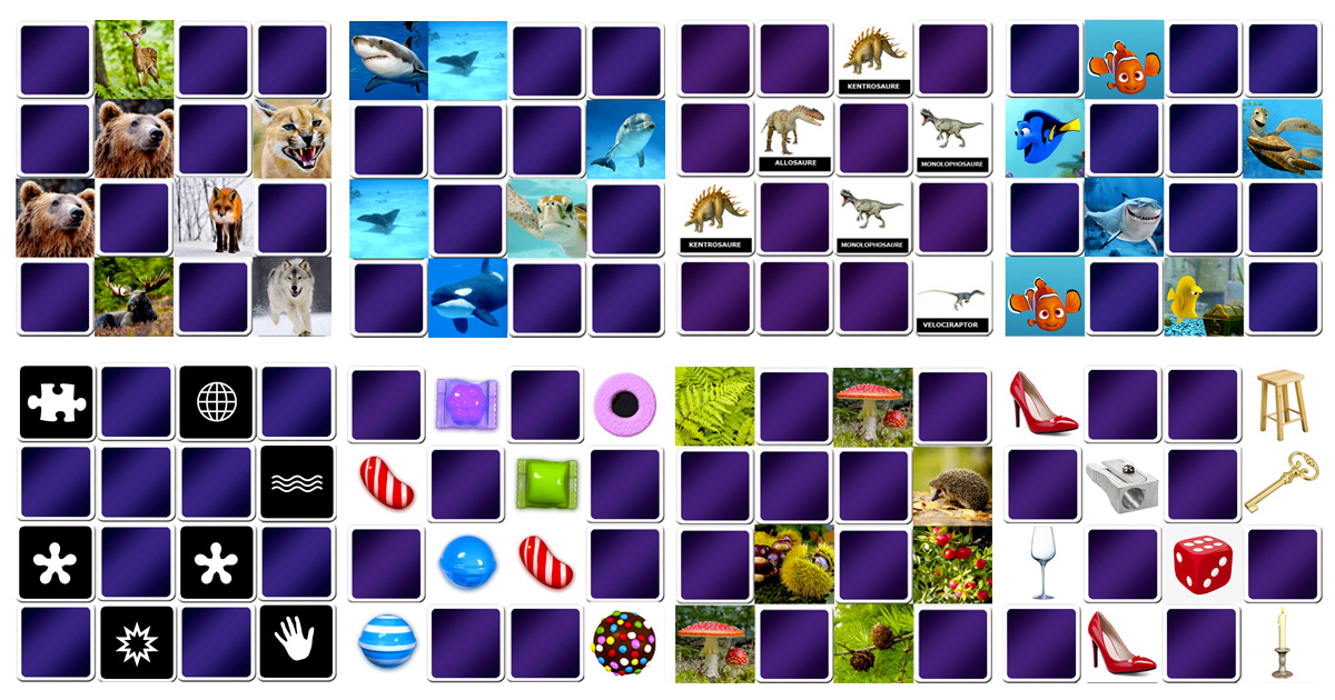 Memory Match games - Online &amp; Free | Play on Memozor