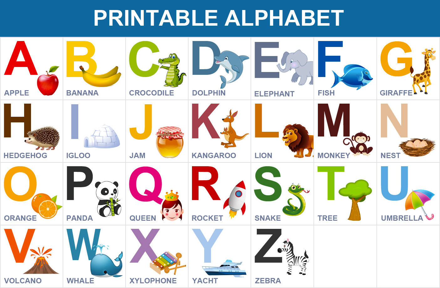 printable matching game learn the alphabet with pictures memozor