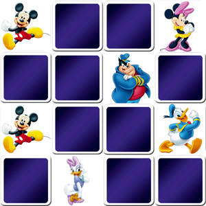 Play matching game for kids - Walt Disney - Online & Free | Memozor