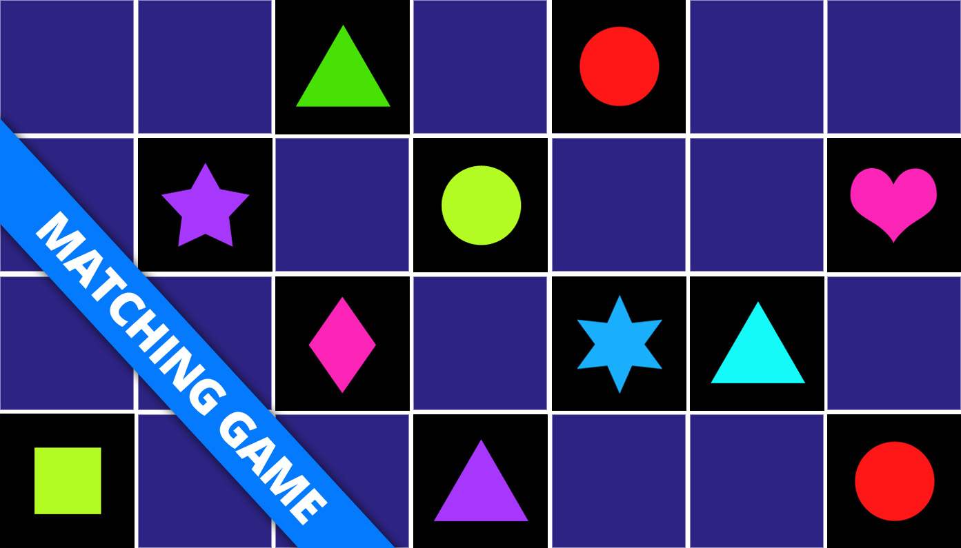 Play Matching Game With Shapes Online And Free Memozor