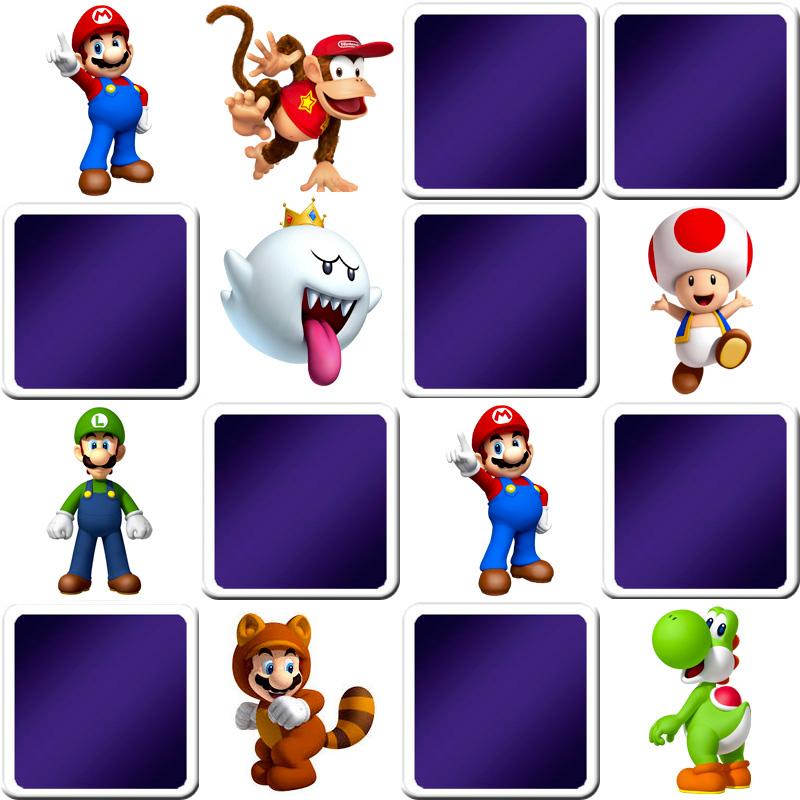 Play matching game for kids - Mario kart - Online & Free
