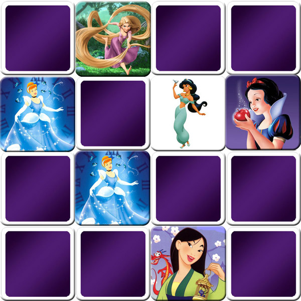 schuld halsband tweeling Play matching game for kids - Disney princesses - Online & Free | Memozor